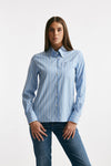 Camicia rigata azzurra e bianca women Seafarer - 1