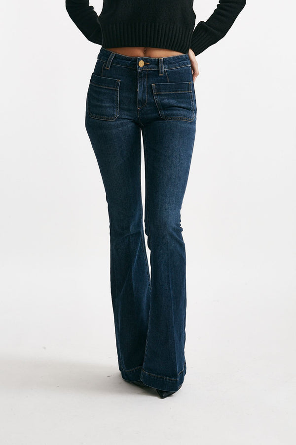 Jeans flare DELPHINE vita regolare women Seafarer