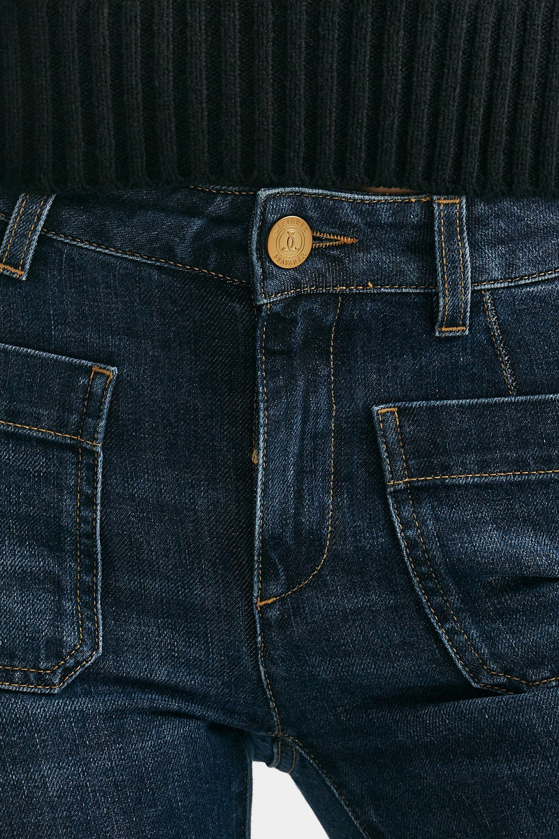 Jeans flare DELPHINE vita regolare women Seafarer - 5