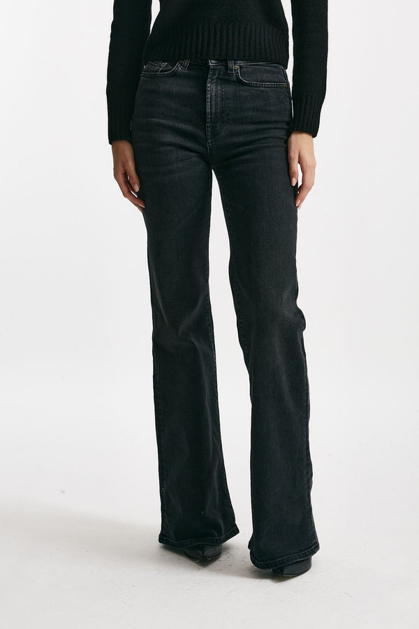 Jeans flare ORNELLA nero women Siviglia