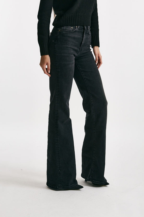 Jeans flare ORNELLA nero women Siviglia