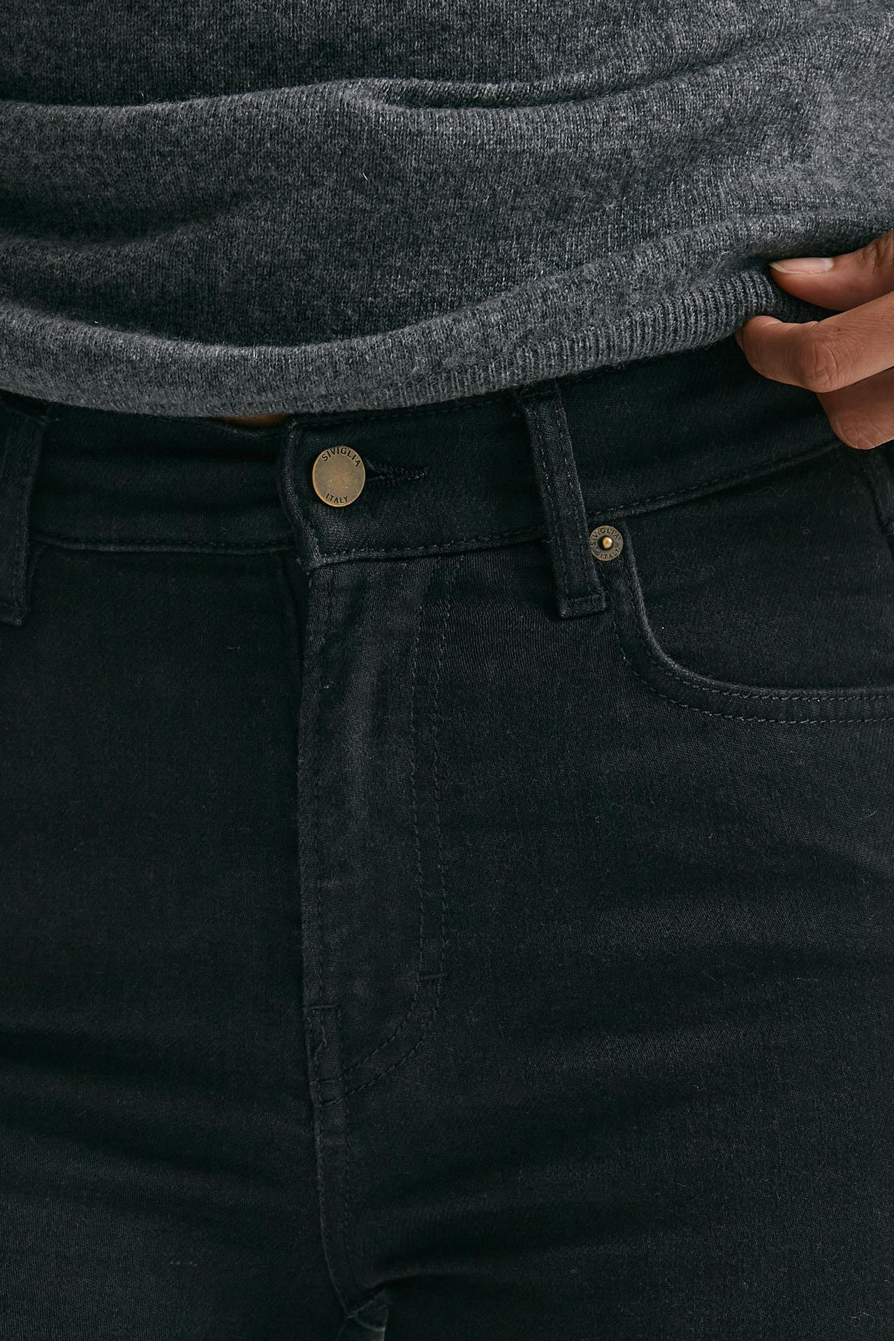 Jeans regular nero women Siviglia - 5