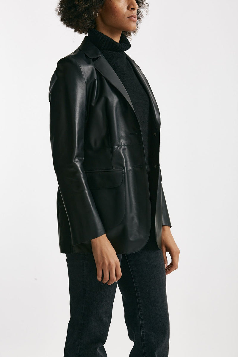 Giacca in vera pelle nero women Myskin - 2