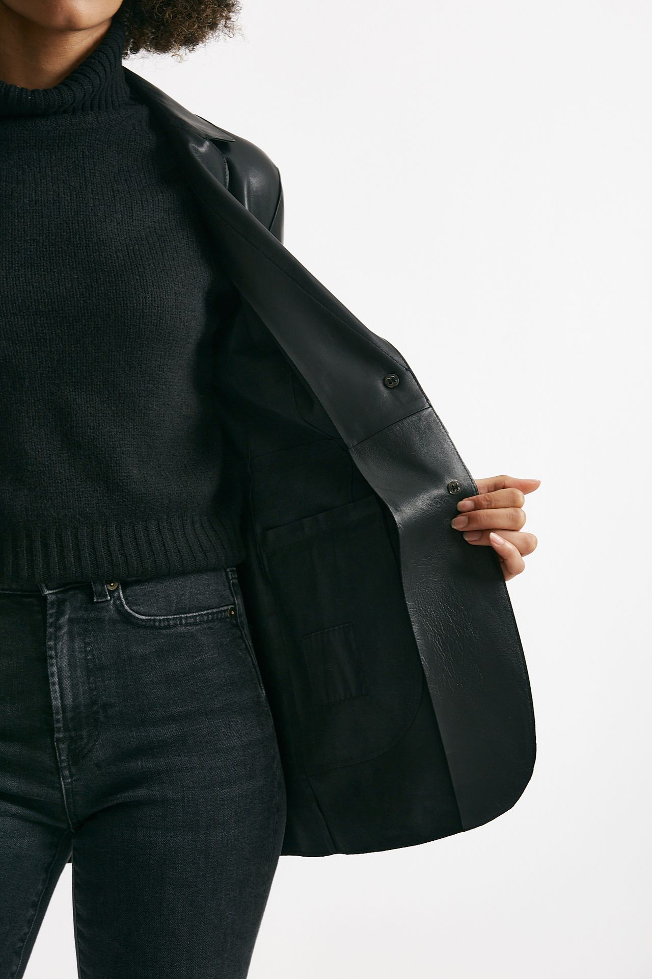 Giacca in vera pelle nero women Myskin - 7