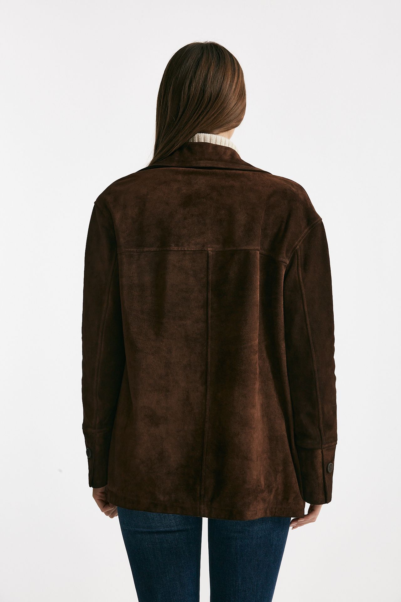 Blazer in suede marrone women Myskin - 4