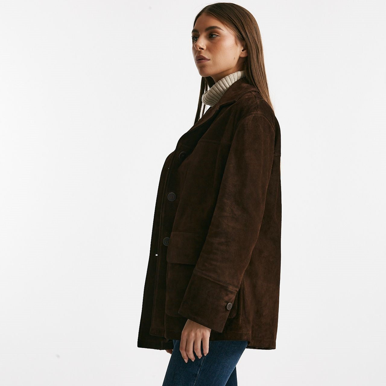 Blazer in suede marrone women Myskin - 11