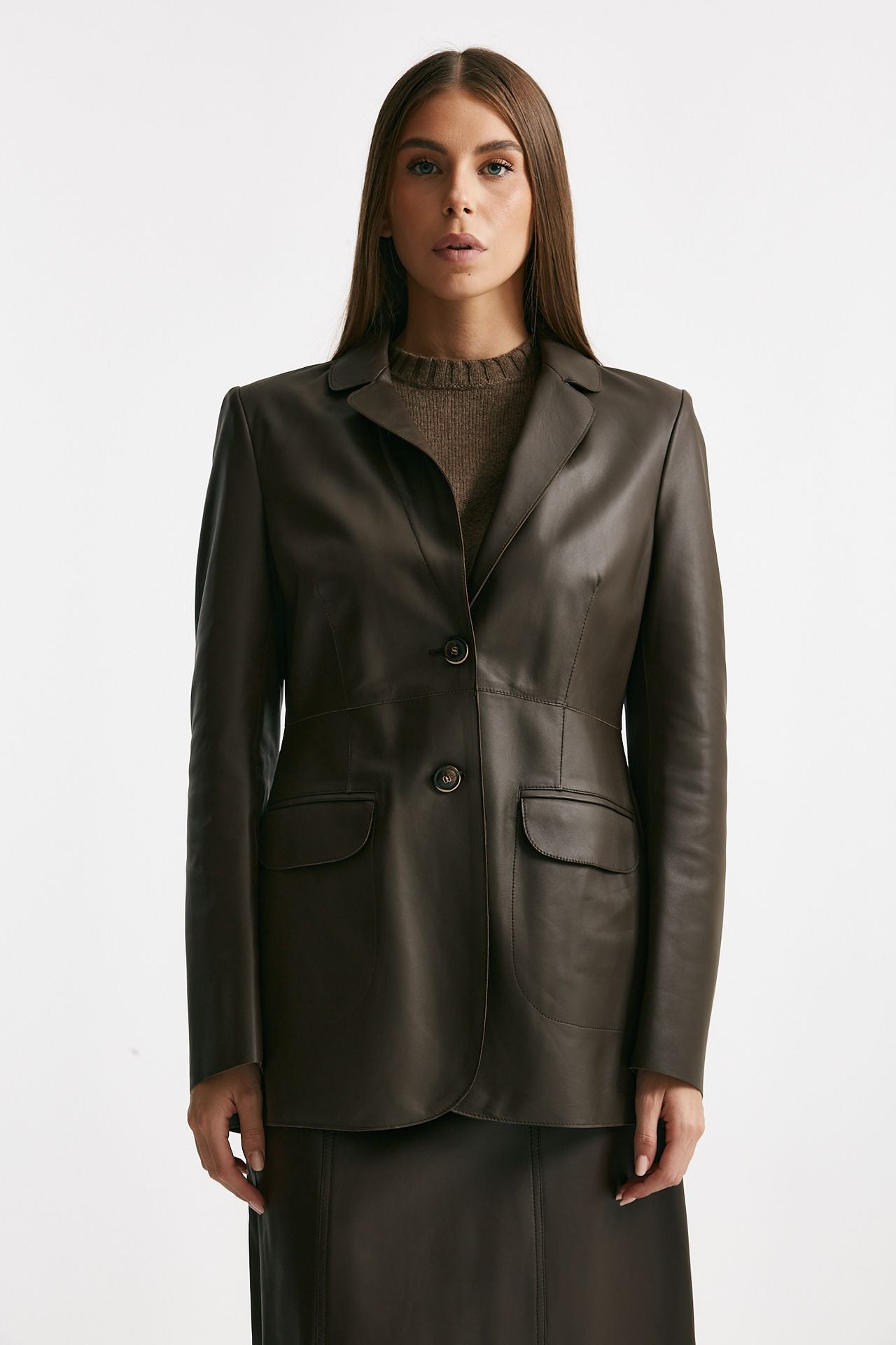 Giacca in vera pelle marrone women Myskin - 4