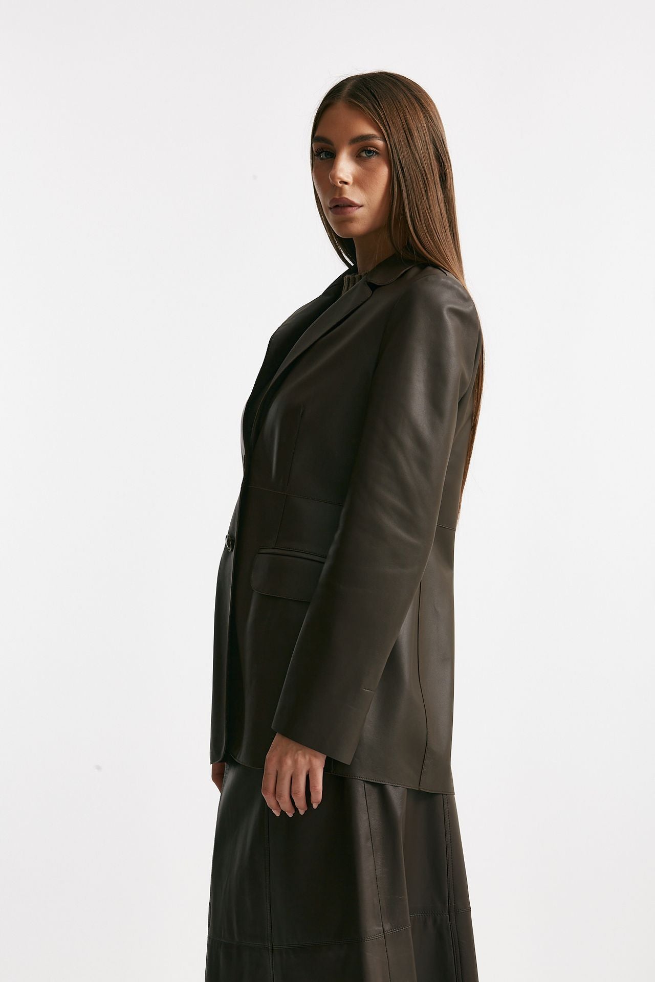 Giacca in vera pelle marrone women Myskin - 5