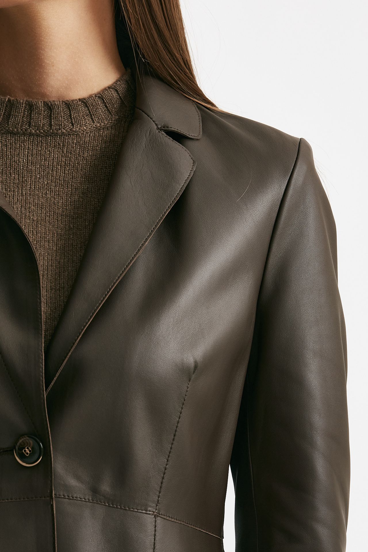 Giacca in vera pelle marrone women Myskin - 9