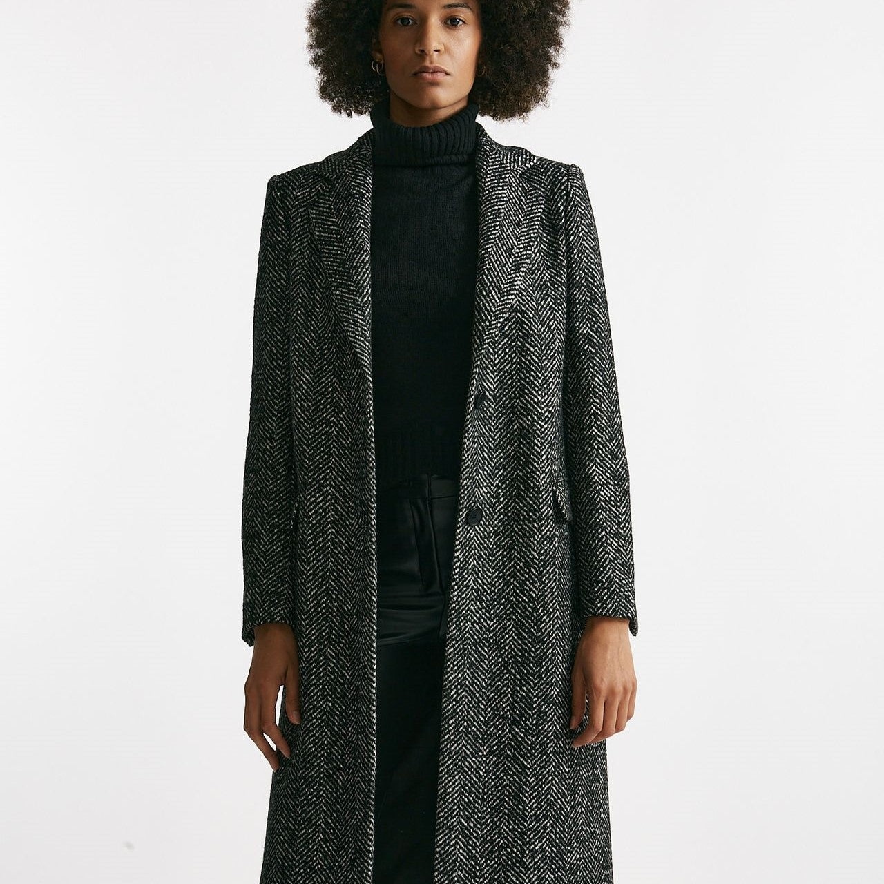 Cappotto monopetto AMANDA spigato women Tagliatore - 10