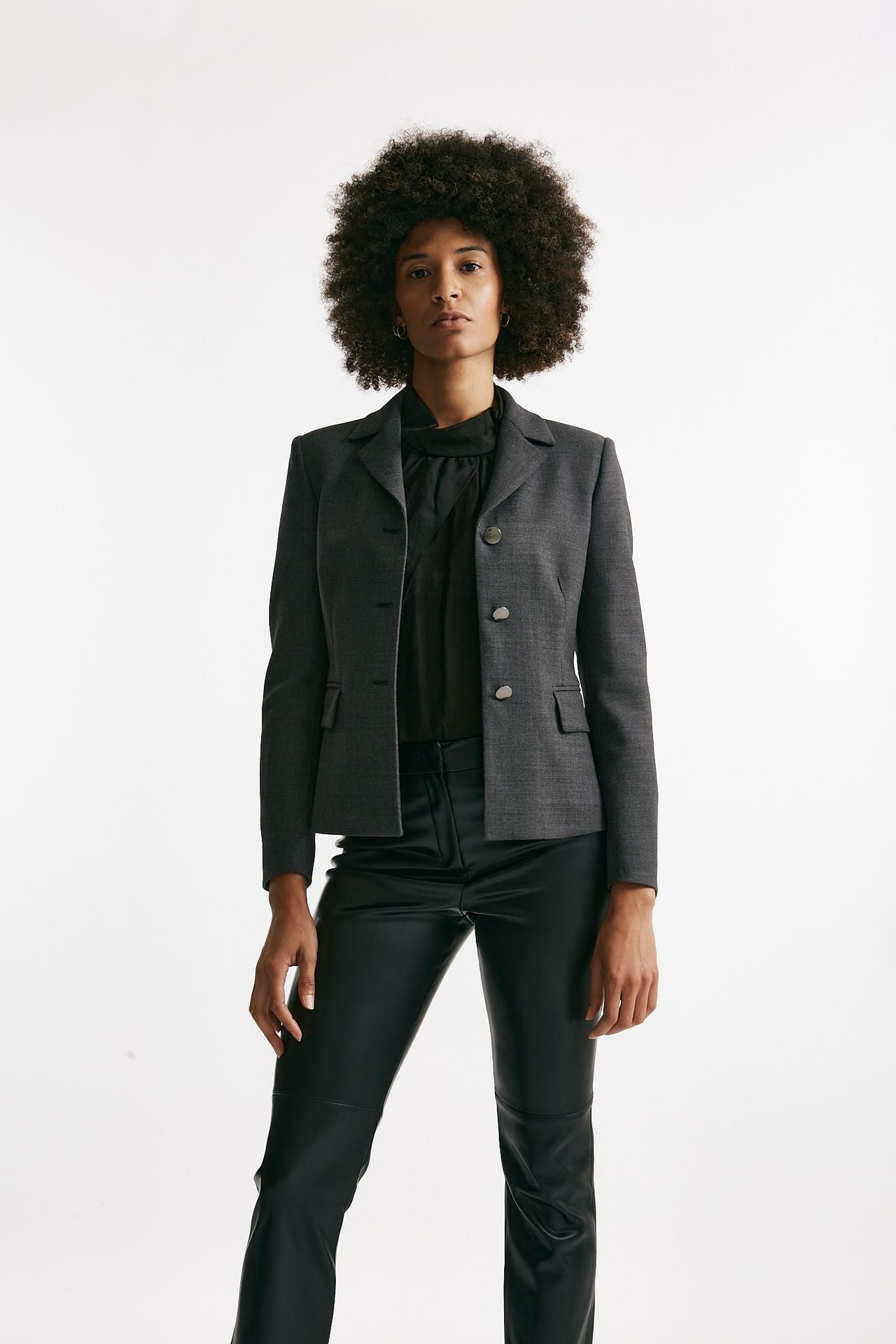 Giacca crop DARLA antracite women Tagliatore - 1