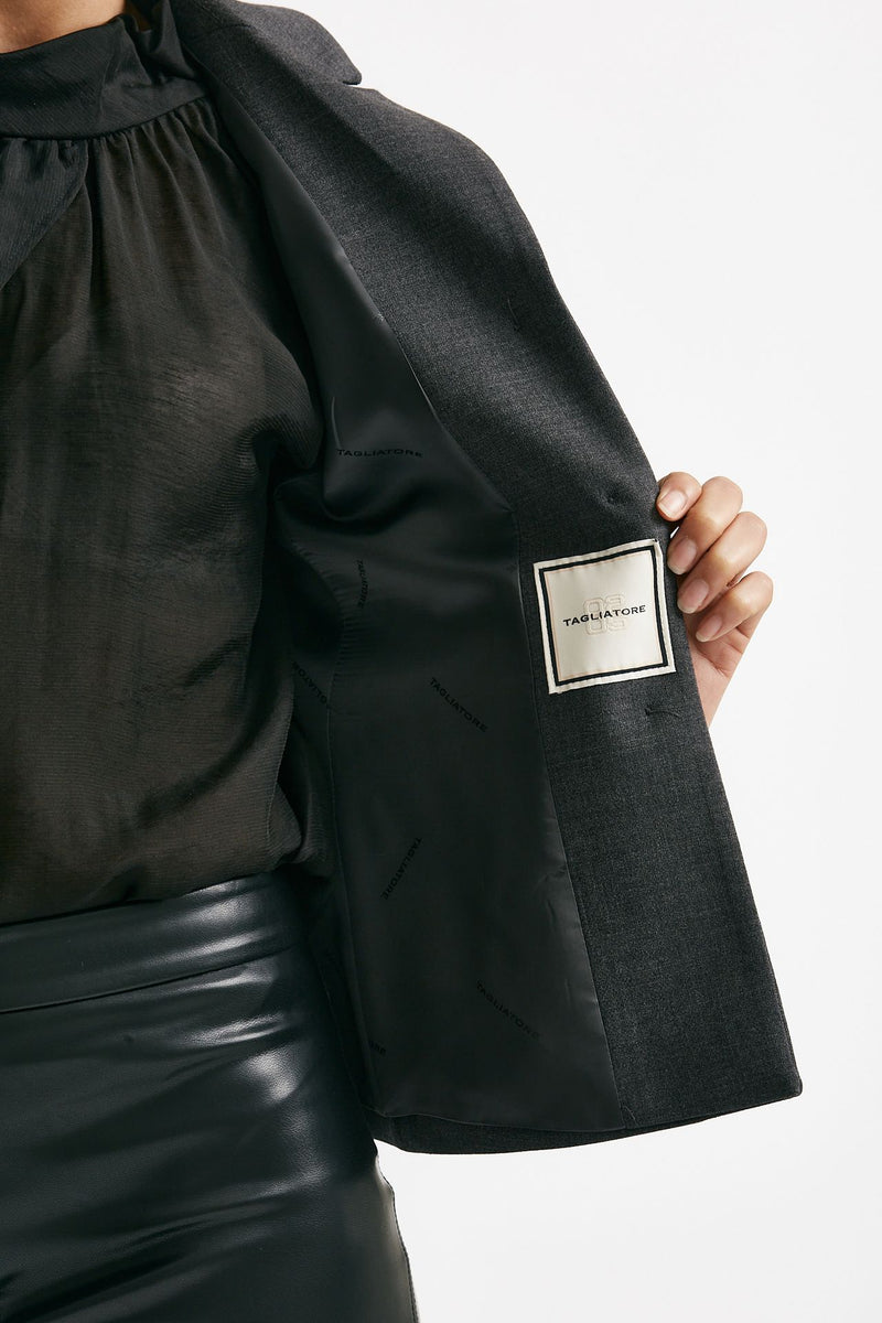 Giacca crop DARLA antracite women Tagliatore - 6