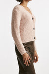 Maglia cardigan crop rosa women Tagliatore - 2