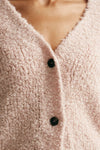 Maglia cardigan crop rosa women Tagliatore - 5