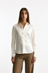 Camicia in pura seta bianco women Tagliatore - 2