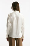 Camicia in pura seta bianco women Tagliatore - 4