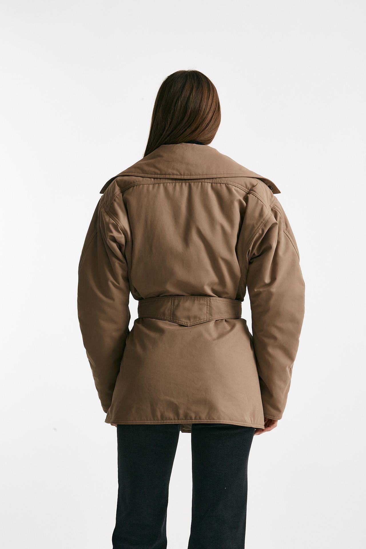 Giaccone con cintura beige women The andamane - 3