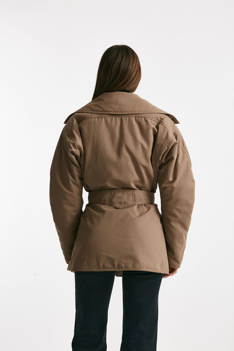 Giaccone con cintura beige women The andamane - 3