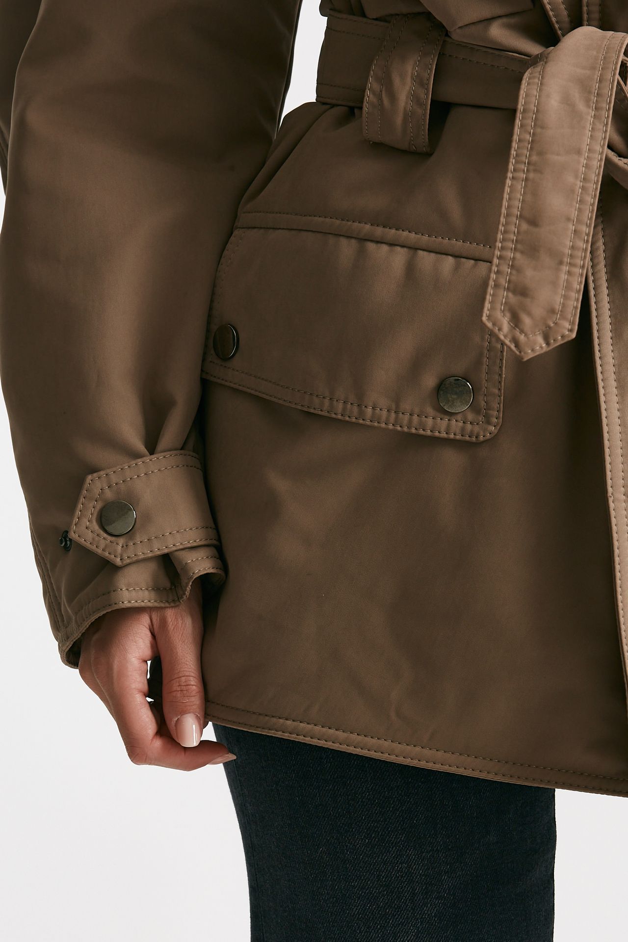 Giaccone con cintura beige women The andamane - 6