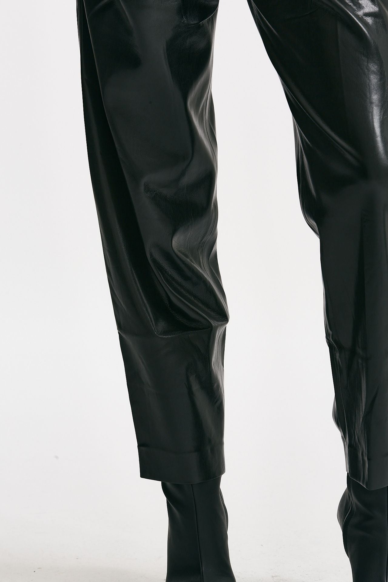 Tuta in ecopelle nero women The andamane - 7