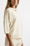 maglia cut off panna women Federica tosi - 4