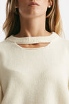 maglia cut off panna women Federica tosi - 5