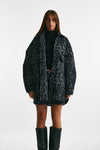 blazer over animalier nero e grigio women Federica tosi - 1