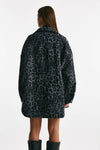 blazer over animalier nero e grigio women Federica tosi - 4