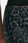 gonna corta animalier nero e grigio women Federica tosi - 5