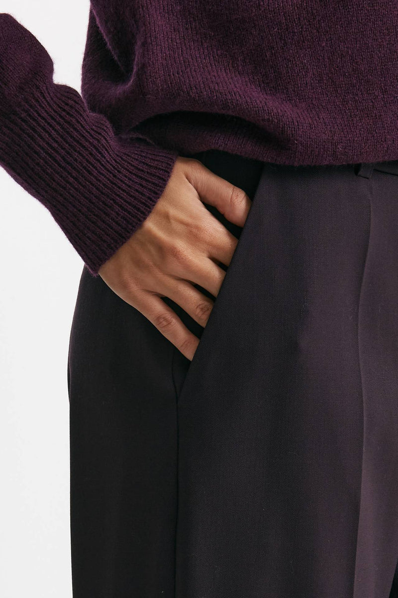 pantalone palazzo melanzana women Federica tosi - 5