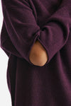 maglia over cut off melanzana women Federica tosi - 4