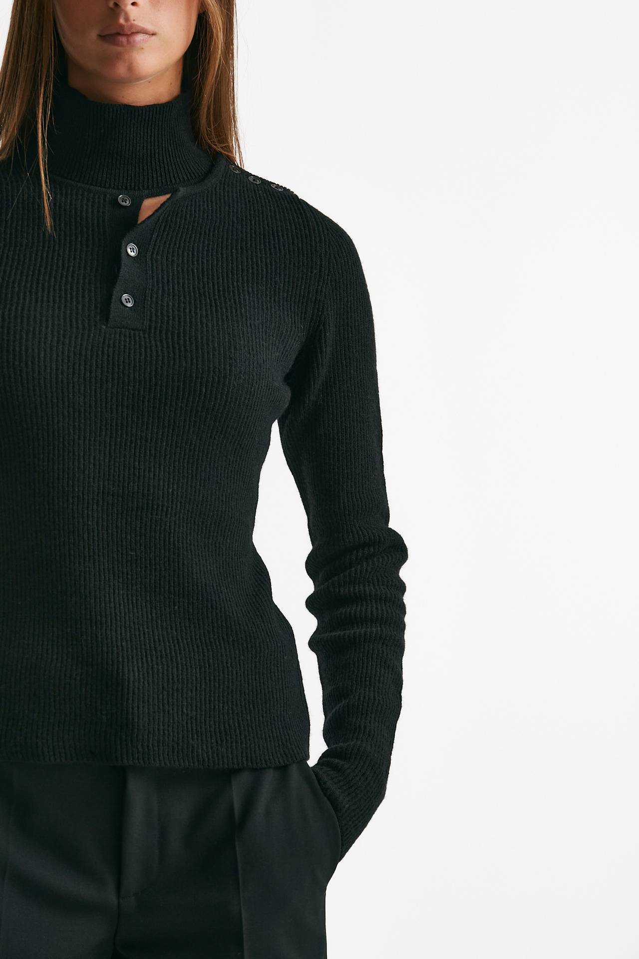 maglia lupetto nero women Federica tosi - 6