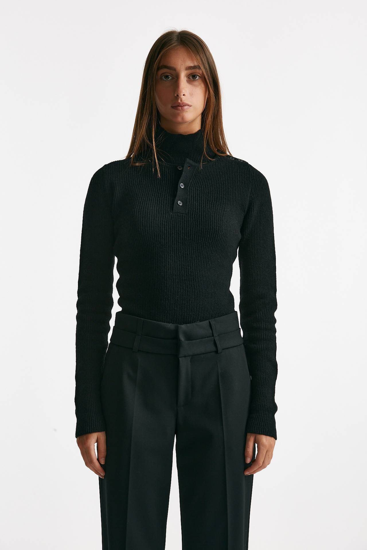 maglia lupetto nero women Federica tosi - 1