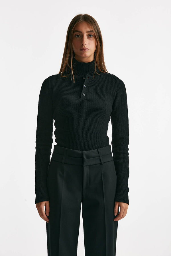 maglia lupetto nero women Federica tosi