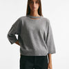 maglia cut off grigio melange women Federica tosi - 6
