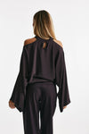blusa cut melanzana women Federica tosi - 3