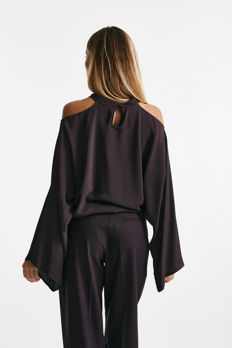 blusa cut melanzana women Federica tosi - 3