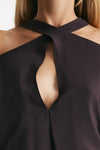 blusa cut melanzana women Federica tosi - 6