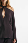 blusa cut melanzana women Federica tosi - 7