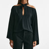 blusa cut nero women Federica tosi - 1