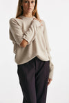 maglia over cut off grigio mélange women Federica tosi - 4