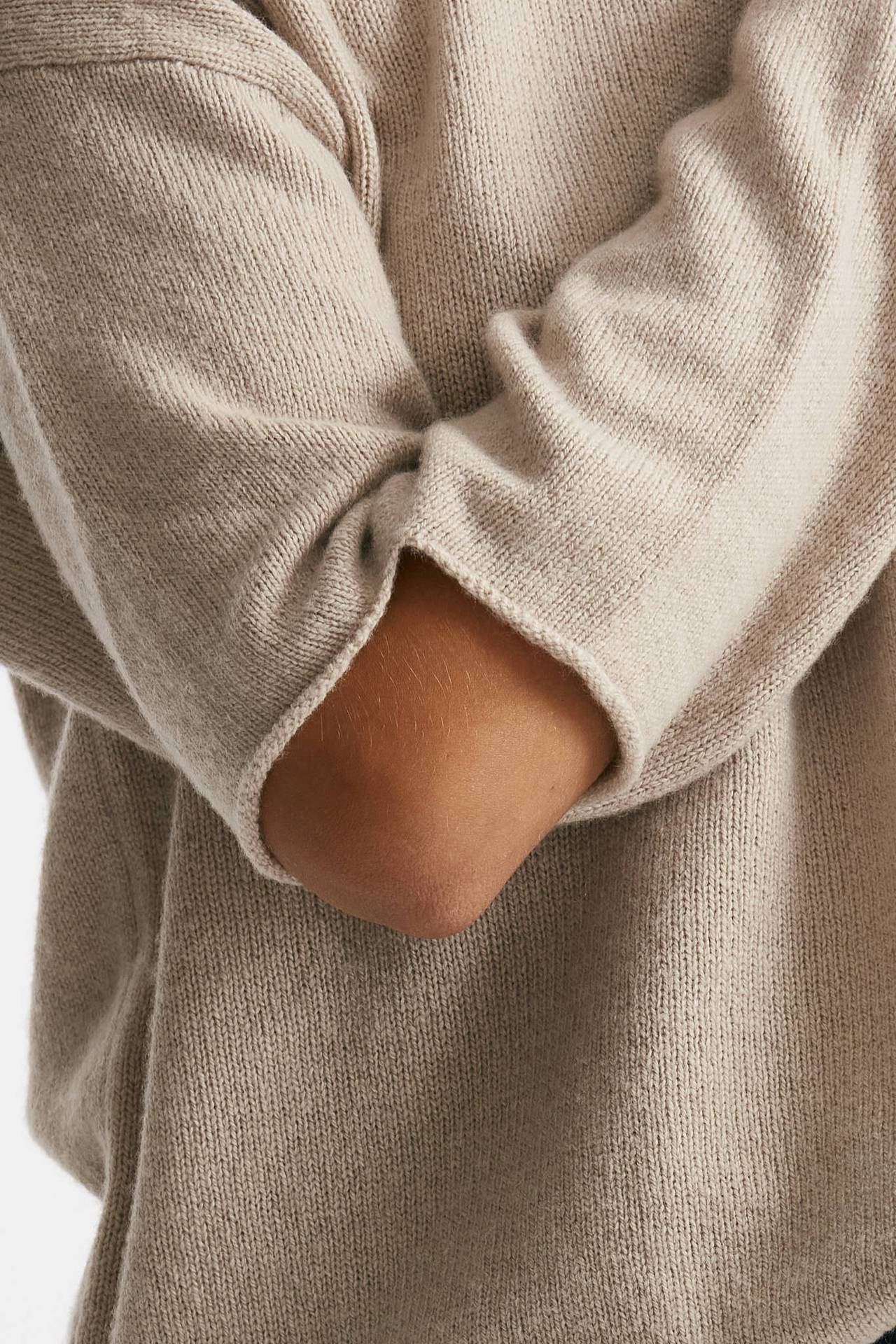 maglia over cut off grigio mélange women Federica tosi - 5