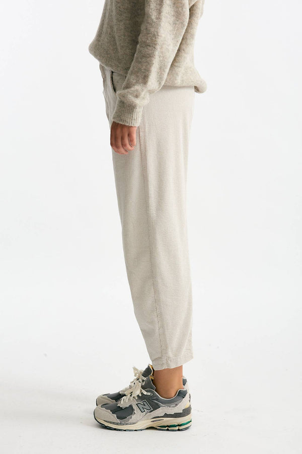 Pantalone loose in velluto panna women Transit par such