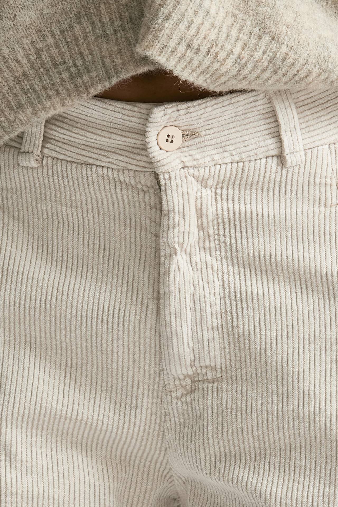 Pantalone loose in velluto panna women Transit par such - 5