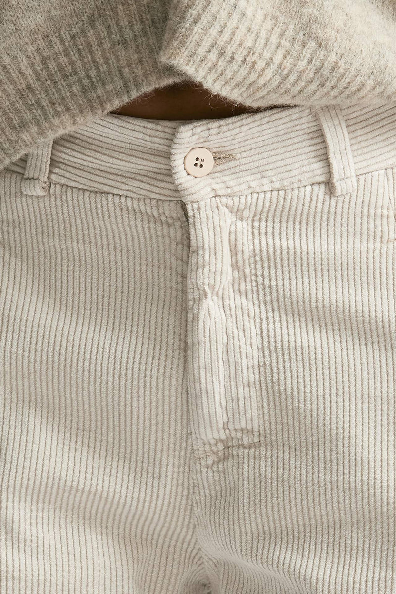 Pantalone loose in velluto panna women Transit par such - 5