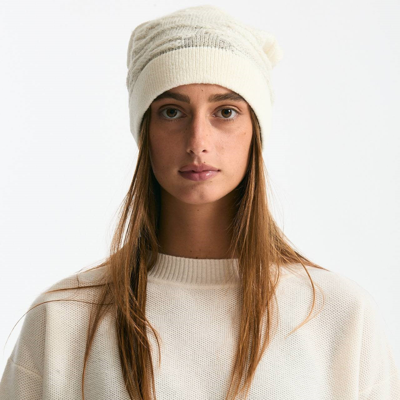 Cappellino lavorato bianco women Transit par such - 3