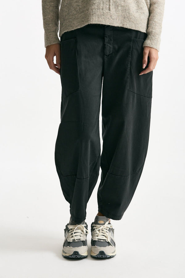 Pantalone loose grigio fango women Transit par such