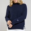 Maglia in lana e cachemire blu women Twinies - 5