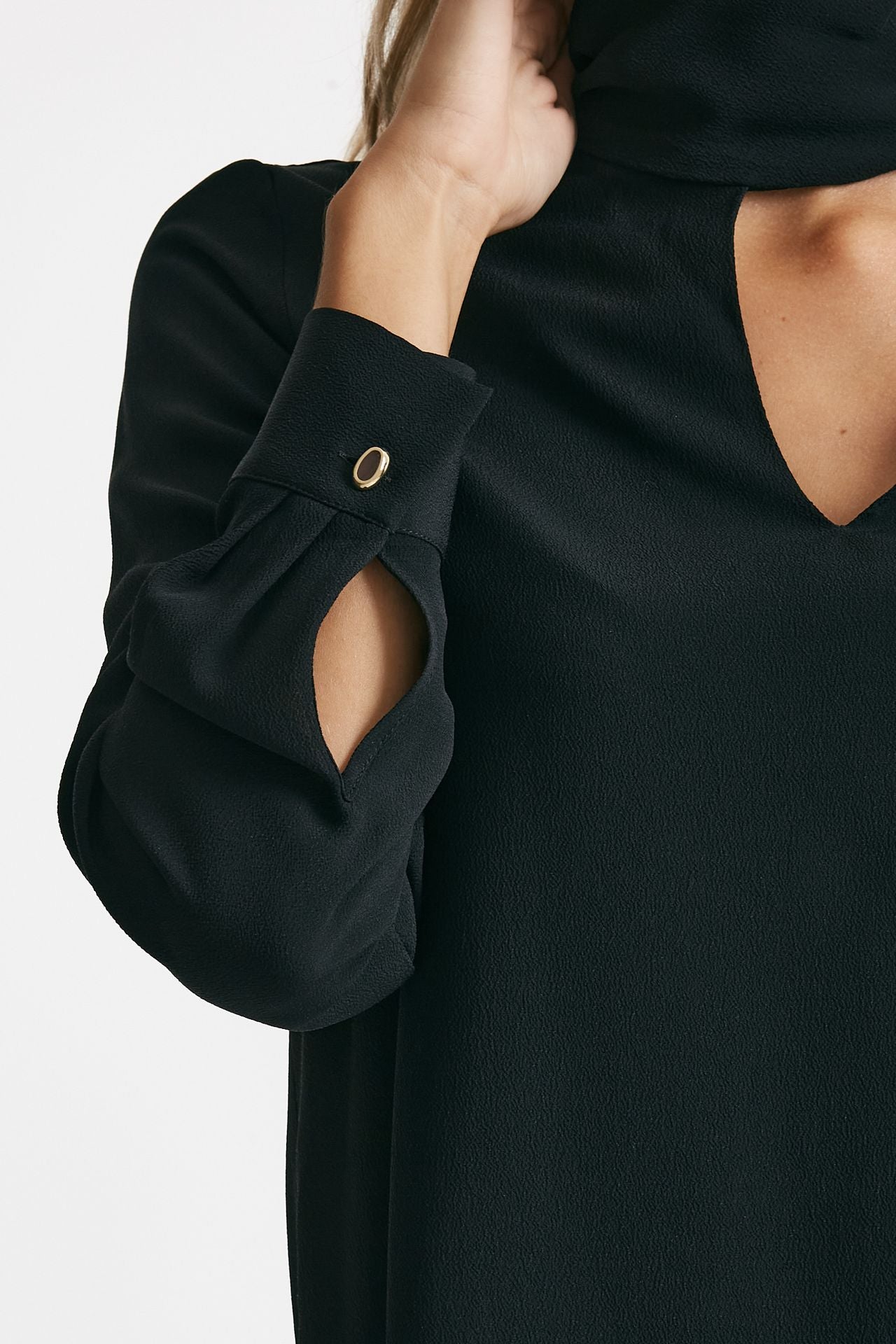 Camicia in misto seta ANGEL nero women Zanone - 5