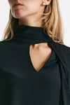 Camicia in misto seta ANGEL nero women Zanone - 6